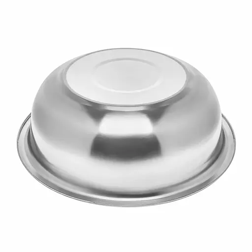 Таз круглий із харчової нержавіючої сталі Ø33 см H9.5 см 6 л Interos Сірий 87608 - фото 7