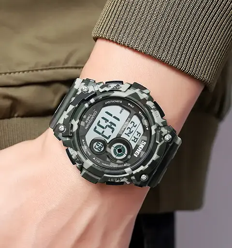 Годинник чоловічий спортивний наручний Skmei 2017 (Камуфляж) - фото 4