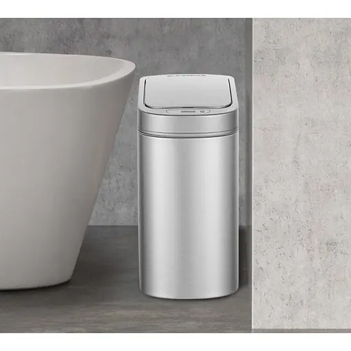 Розумний кошик для сміття Ninestars DZT-7-2 Sensor Trash Can Space Silver [151954] - фото 2
