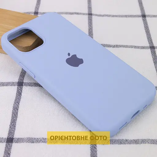 Чохол Silicone Case Full Protective (AA) для Apple iPhone 16 Plus (6.7) Блакитний / Lilac Blue - фото 2
