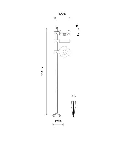 Світильник вуличний ландшафтний Nowodvorski 11541 Tessa LED 1x7W 3000K 400Lm IP54 чорний - фото 8