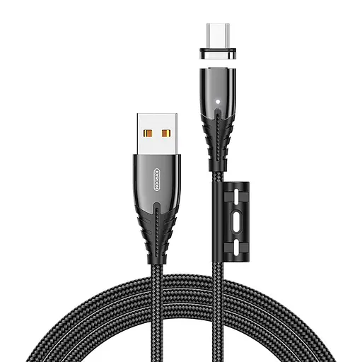 Кабель магнитный микроскопический Joyroom MicroUSB Magnetic Series S-M408, 1,2 м 3A черный