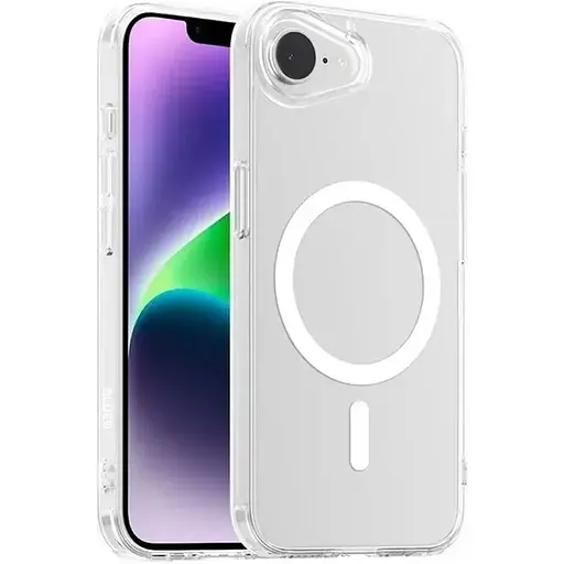 Чехол Blueo Crystal PRO Drop Resistance Case with MagSafe для Apple iPhone 16e Transparent (B41-SE4TR) [131546] - фото 2