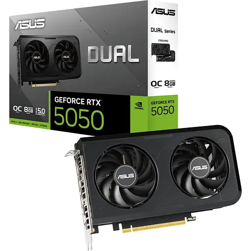 Відеокарта Asus Dual GeForce RTX 5050 8GB OC Edition (DUAL-RTX5050-O8G) UA [149001]