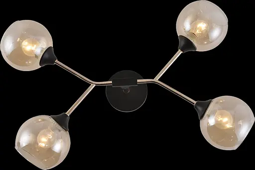 Декоративная люстра V XA1483/4 BK+FGD - фото 3