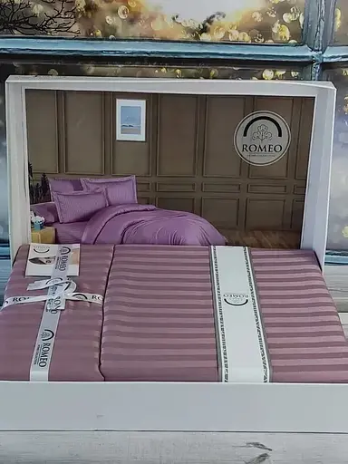 Постільна білизна Murdum Сатин-Stripe Romeo Home pbe0051821 - фото 1