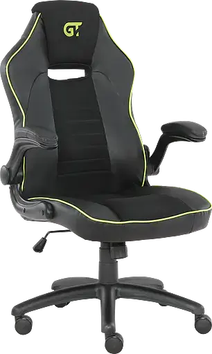 Геймерское кресло GT Racer черное с зеленым (X-2760 Black/Green) - фото 2