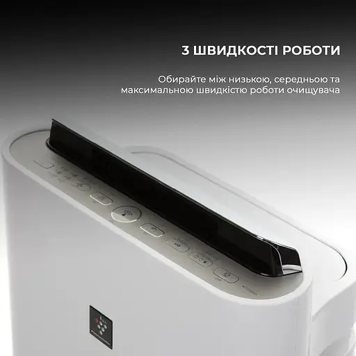 Воздухоочиститель с функцией увлажнения Sharp KC-D50EUW - фото 13