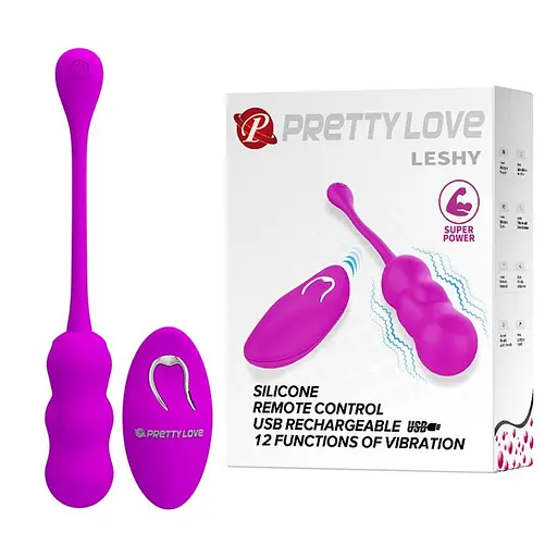 Віброяйце Pretty Love Leshy 18.6 см фіолетовий - фото 7
