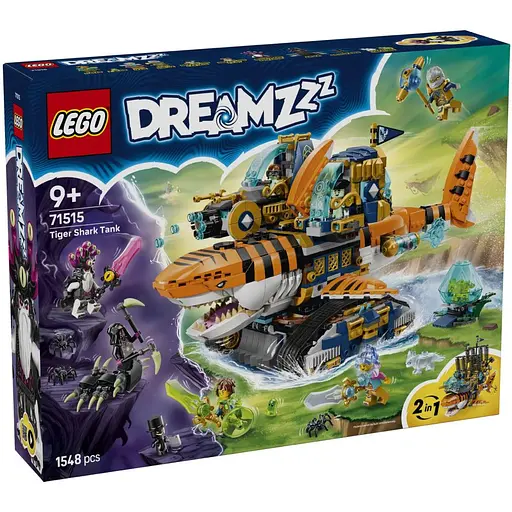 Конструктор LEGO DREAMZzz Танкер тигрова акула 1548 деталей (71515)  1548
