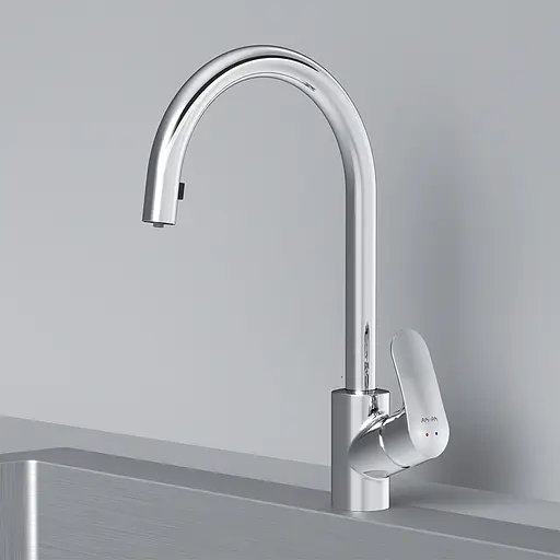 Змішувач для кухні AM.PM Like з витяжним виливом F8012000 - фото 3