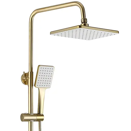Душовя система Rea Hass з виливом brushed gold REA-B9972, Золотий - фото 4