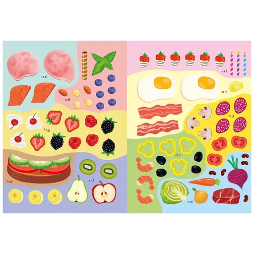 Дитяча книжка улюблені наліпки для малят "Шеф кухар" РМ-64-01 - фото 2