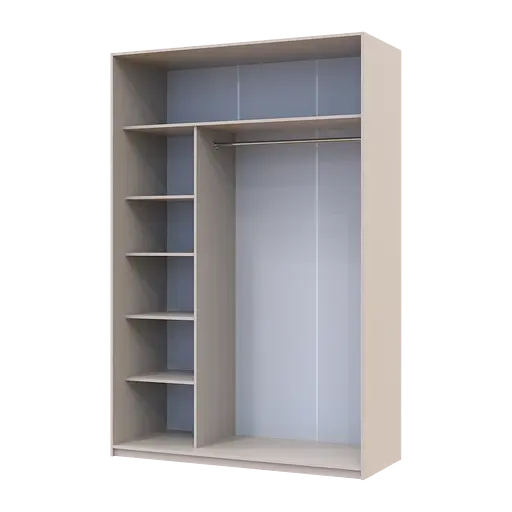 Шафа купе Doros Сіті Лайт Кашемір 2 ДСП 150х60х225 (80736347) - фото 4