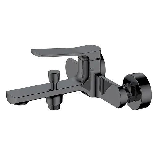 Смеситель для ванны 30мм pistola gris Volle Solo 1510.031005 Графіт - фото 1