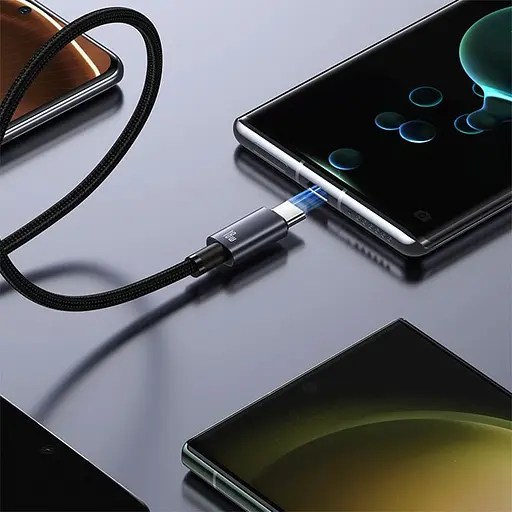 Кабель Usams US-SJ663 USB-A to USB-C 18W 1.2m Tarnish (SJ663USB01) [138992] - фото 9