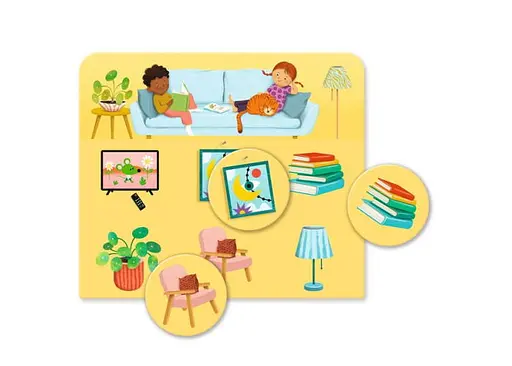 Настільна гра Djeco Дитяче лото Будинок (Loto The House, 30 pcs) (DJ08192) - фото 3