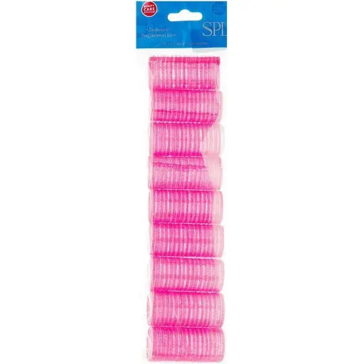 Бигуди-липучки SPL 28 мм розовые 8 шт. - фото 2