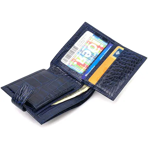 Мужской кожаный кошелек Canpellini 11.5х10х1 см acs0025687 - фото 5