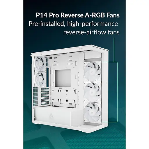 Корпус Arctic Xtender White (ACPCC00014A) без блока питания - фото 13