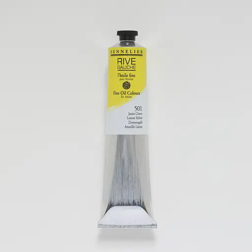 Масляная краска Rive gauche 200 мл, Лимонно-желтый (Lemon Yellow)