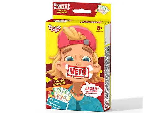 Настольная игра Danko Toys Вето (VETO) (мини) (укр.) (VETO-02-01U)