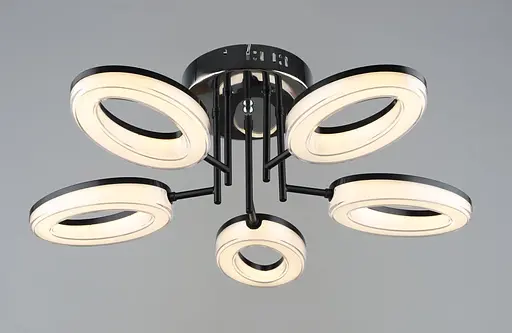 Люстра светодиодная акриловая Sirius B YH1100/5 BK+CH