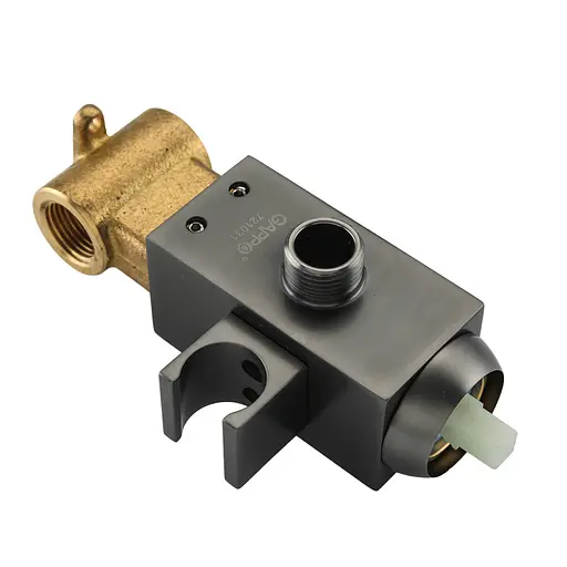 Набір гігієнічного душу прихованого монтажу Gappo G7217-9, Графітовий хром - фото 3