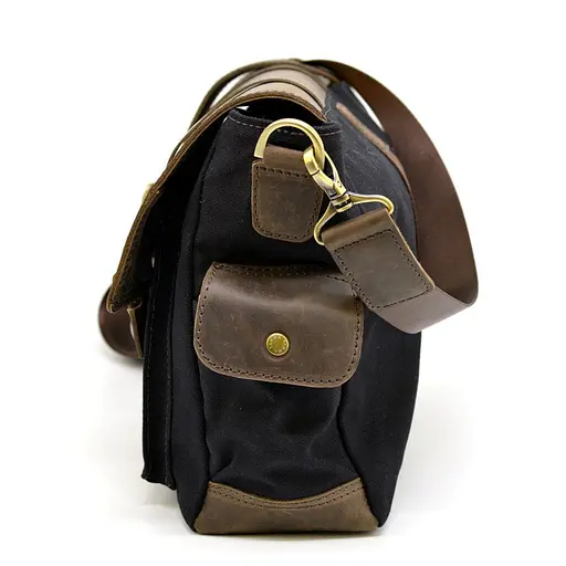 Сумка через плечо Tarwa из парусины и кожи крейзи 27х39х12 см sum0028153 - фото 3