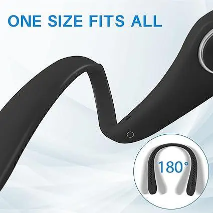 Портативний шийний вентилятор CNMTCCO Neck Fan 360° - фото 2