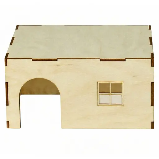 Домик деревянный TatraPet для грызунов 17.5х13х9 см