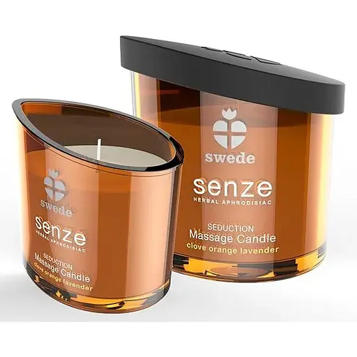 Масажна свічка Senze Seduction Massage Candle, 50 мл - фото 3