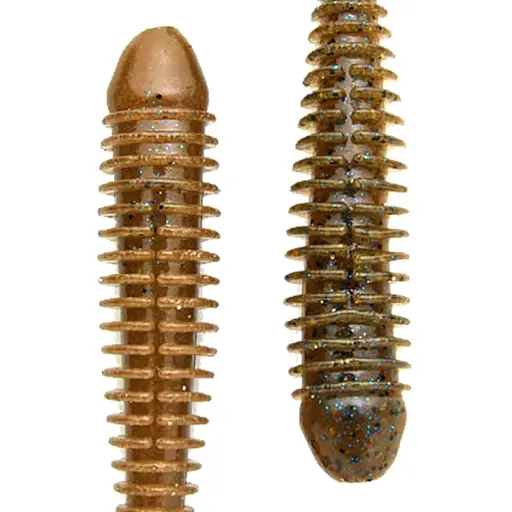 Силикон Keitech Swing Impact 3.5" EA#13 spicy mustard/blue 8 шт/уп - фото 3