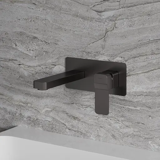 Змішувач для умивальника прихованого монтажу Omnires Slide graphite SL7715GR Графит - фото 4