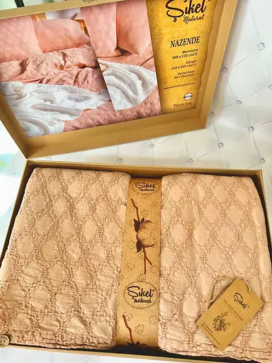 Постільна білизна Nazende Bej Муслін з Вареною Бавовною Sikel pbe0051684 - фото 3