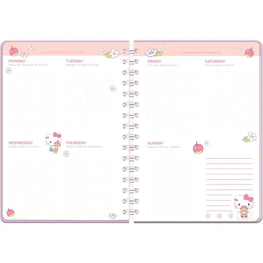 Щоденник на спіралі Kite Hello Kitty тверда обкладинка (HK26-438) - фото 3