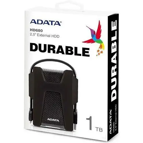 Внешний жесткий диск Adata DashDrive Durable HD680 1TB USB 3.0 AHD680-1TU31-CBK - фото 4