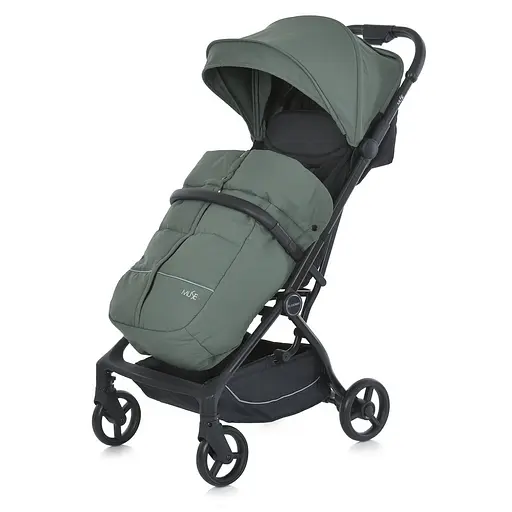 Детская прогулочная коляска-книга El Camino ME 1118 Muse Khaki Green Зеленая - фото 3