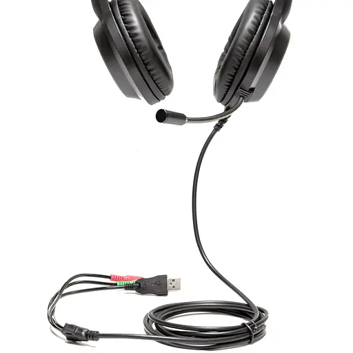 Навушники дротові Hölmer ігрові з підсвіткою (H-01GS) - фото 10