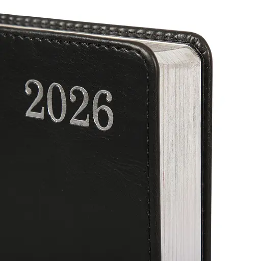 Дневник-деловая записная книжка А5 Leo Planner 2026 City черный 368 страниц (252661) - фото 3