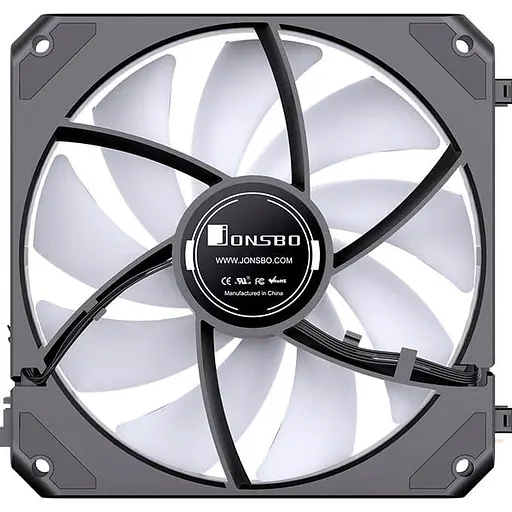 Вентилятор Jonsbo ZG-120BR (3in1) Black (120mm, 500-1500RPM, 36.8dB, 4pin) (ZG-120BR Black) - фото 9
