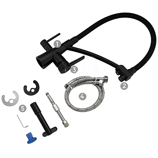 Змішувач для кухні Gappo G4398-16 - фото 2