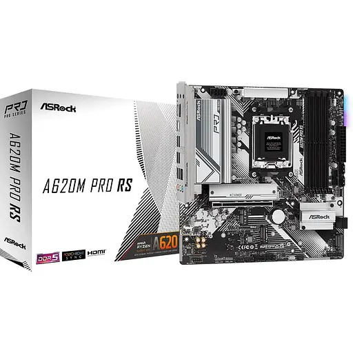 Материнська плата ASRock A620M Pro RS [140055] - фото 6
