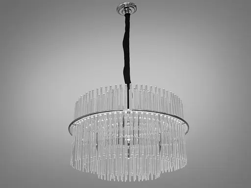 Символ розкоші та елегантності, стильна підвісна люстра зі скляними ел - фото 3