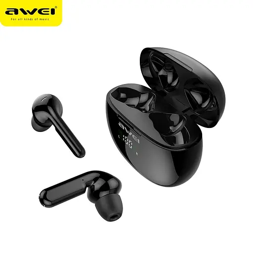 Наушники Awei Bluetooth T15P TWS IPX5 BT5.1, 45/390mAh, 7Hours - фото 2