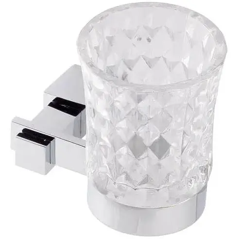 Склянка для зубних щіток Kugu C5 506 хром - фото 1