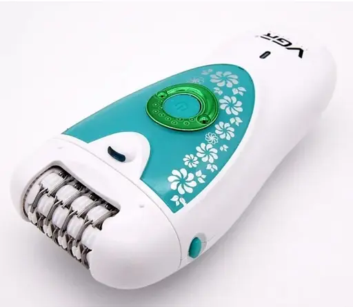 Женский эпилятор и бритва VGR V-722 (2 насадки) Бирюзовый с белым - фото 7