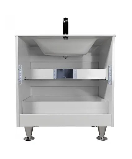 Тумба Мойдодир Prime 80 з умивальником Amalfi 80 підлогова Білий - фото 5