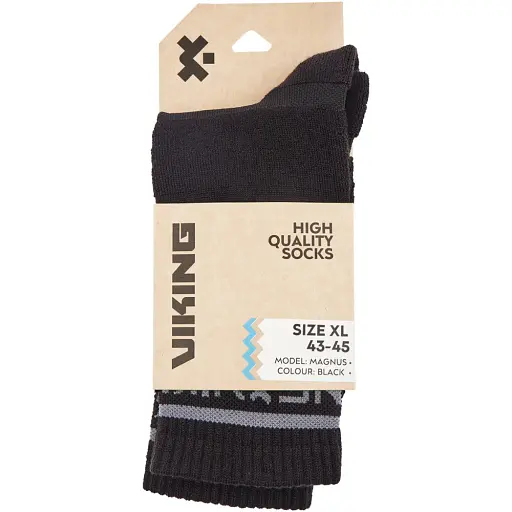 Носки Viking Fishing Magnus XL 43-45 Black - фото 2