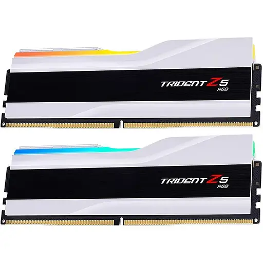 Модуль пам'яті DDR5 G.Skill Trident Z5 RGB 2x16GB 7200MHz White (F5-7200J3445G16GX2-TZ5RW) [148669] - фото 2